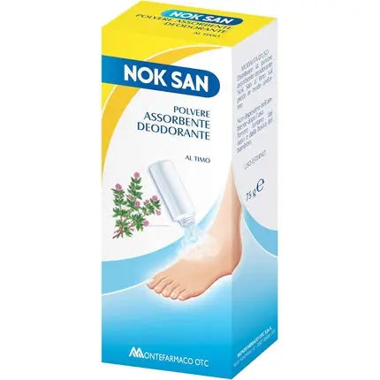 Nok San Deodorant Absorbent Powder 75g Montefarmaco Otc