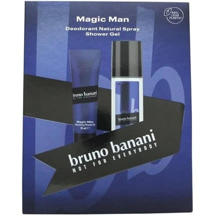 Bruno Banani Magic Man Gift Set Deodorant Natural Spray 75ml and Shower Gel 50ml