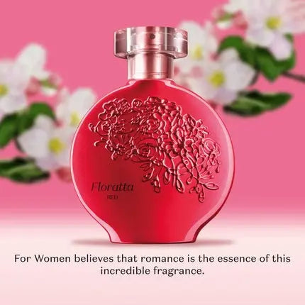 O Boticario Floratta Red Eau De Toilette Long-Lasting Fresh Floral Fragrance O Boticario