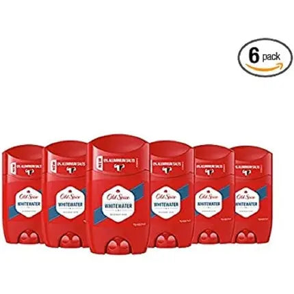 Old Spice Whitewater Deodorant Stick 50ml - Pack of 6 Old Spice