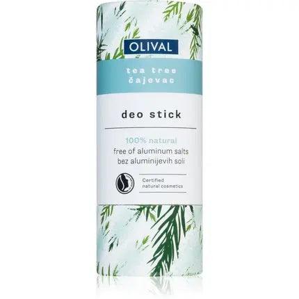 Olival Natural Tea Tree Solid Deodorant 40 g - Aluminum Salts Free Olival Natural