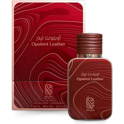 Opulent Leather 100ml Perfume for Men and Women African Leather Eau De Parfum Patchouli Musk Woody Scent Unisex Oriental Fragrance Nylaa