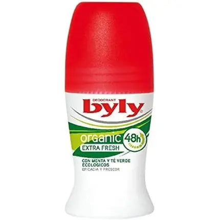 Organic Extra Fresh Roll On Deodorant 50ml Byly