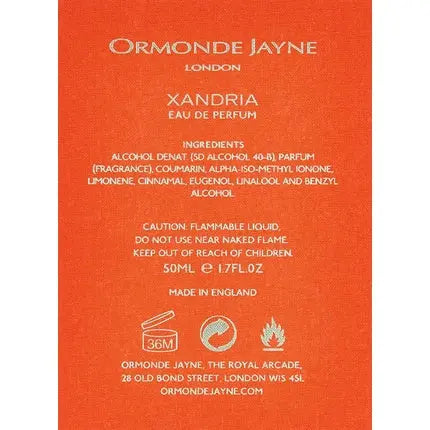 Ormonde Jayne Xandria Eau De Parfum Spray 1.7 oz Ormonde Jayne