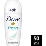 Dove Fresh Anti-Perspirant Roll On Deodrant With ¼ Mubesturizing Cream 50ml