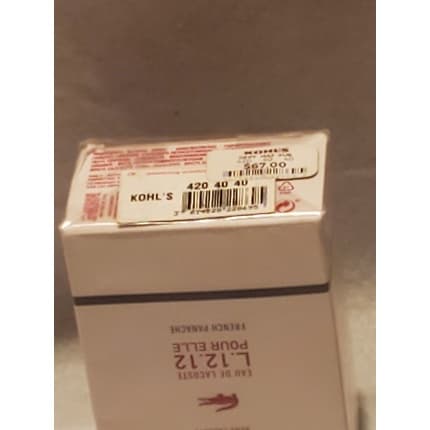 Lacoste Eau De Lacoste L1212 Pour Elle French Panache 's Eau de Toilette (EDT) Femme 50ml