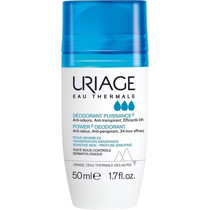 Uriage Eau Thermale Power Deodorant 24h Antiperspirant Roll-On Déodorant (Déo) Mixte 50ml