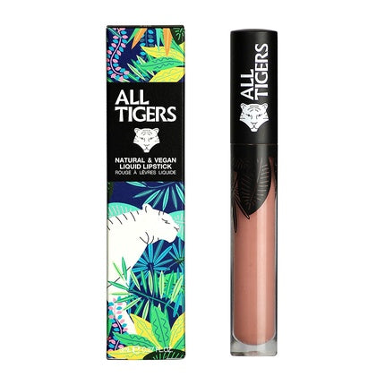 ALL TIGERS Trust My Instinct 681 Beige Liquid Lipstick - Long Lasting, Matte, Vegan and Natural with Bio Ingredients - All Tigers