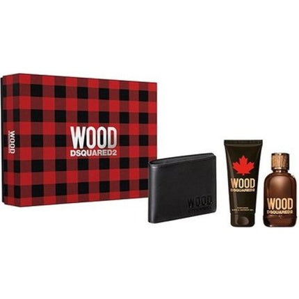 Dsquared2 Wood For Him Edt 100 Ml + Sg 100 Ml + Wallet man Dsquared2