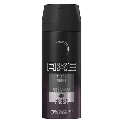 Axe Bodyspray Black Night Deodorant without Aluminum Déodorant (Déo) Mixte 150ml