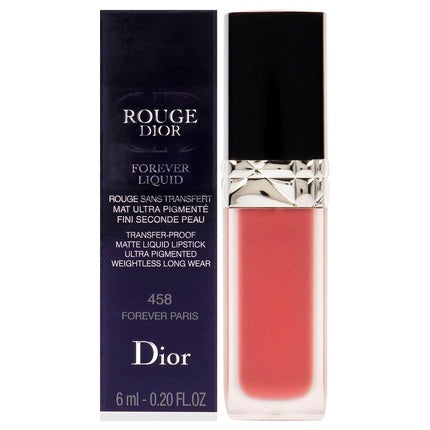 Christian Dior Rouge Dior Forever Liquid Matte 458 Forever Paris Lipstick Women 0.2 oz - Dior