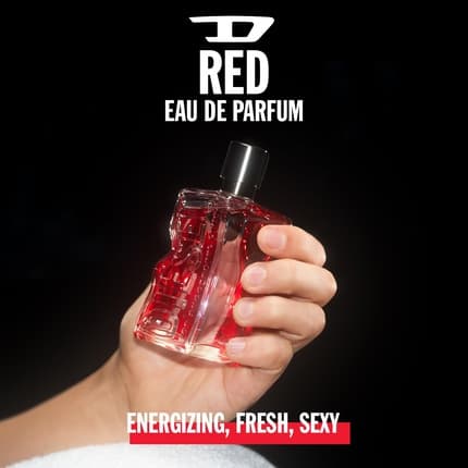 Diesel D RED Cologne Fougere with Red Grapefruit and Sandal Wood Notes Eau de Parfum (EDP) Homme 33ml