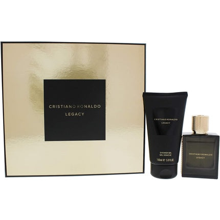 Cristiano Ronaldo Legacy Eau De Toilette Spray/Shower Gel Gold Set 50ml/150ml Cristiano Ronaldo