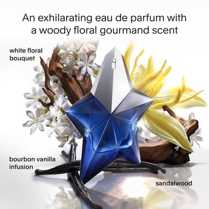 Mugler Angel Elixir 's Perfume Floral Woody Sandalwood Amber Vanilla Long Lasting Fragrance Gift Set Coffret (Coffret) Femme