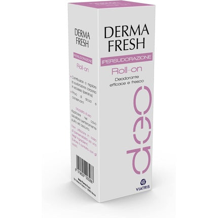 Dermafresh Hypersweating Roll-On Deodorant Fresh No Alcohol and Preservative to Regulate Excess Body Sweating 75ml Dermafresh