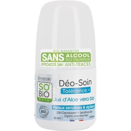 So Bio Éthique Sobio So Bio Etic 24h Aloe Vera Bio Deodorant Rollon Déodorant (Déo) Femme