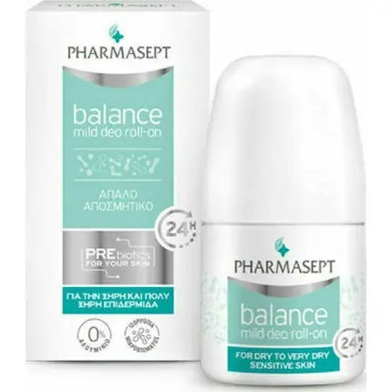 Pharmasept Balance Mild Deodorant 24h For Dry Skin Roll-On 50ml Pharmasept