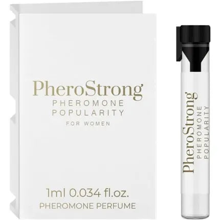 PheroStrong Popularity Female Pheromones 1ml New Formula Invisible Sex Pheromone Perfume Cologne Fragrance for Women to Attract Men Long Lasting Fragrances Sampler Travel Size Pherostrong