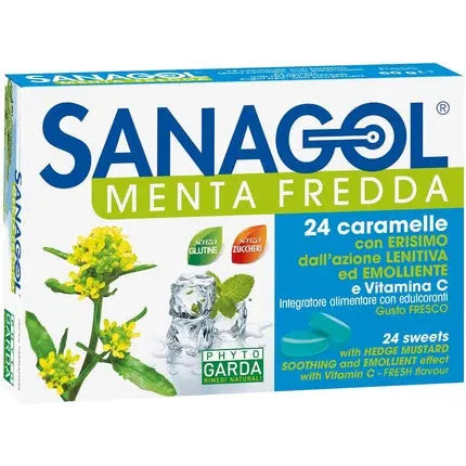 Phyto Garda Sanagol Cold Mint Supplement 24 Candies Sanagol