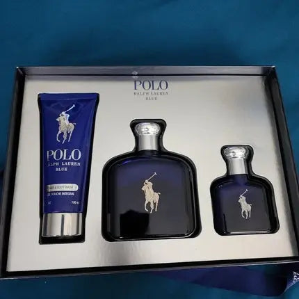 Polo Blue by Ralph Lauren for Men 3 Piece Gift Set Ralph Lauren