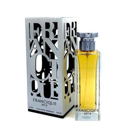 Francique 107.9 by Fragrance World Eau De Parfum Unisex Fragrances 3.4 oz Fragrance World