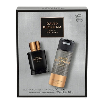 David Beckham Bold Instinct Eau de Toilette 50ml and Deodorant Spray 150ml Gift Set David Beckham