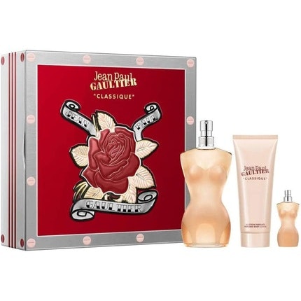 Jean Paul Gaultier Classique Eau de toilette  100ml + Eau de toilette  6ml + Body Lotion 75ml Gift Set Jean-Paul Gaultier