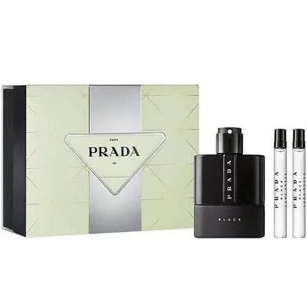 Prada Luna Rossa Black 100ml EDP Spray + 2x10ml EDP Spray Gift Set 2023 Prada