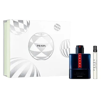 Prada Luna Rossa Ocean Eau De Parfum Spray 100ml And Eau De Parfum Spray 10ml Set Prada