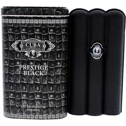 Prestige Black Cuba Eau de Toilette Spray for Him 90ml Prestige