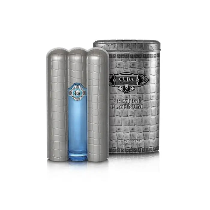 Prestige Platinum Cuba Eau de Toilette Spray for Him 90ml Cuba