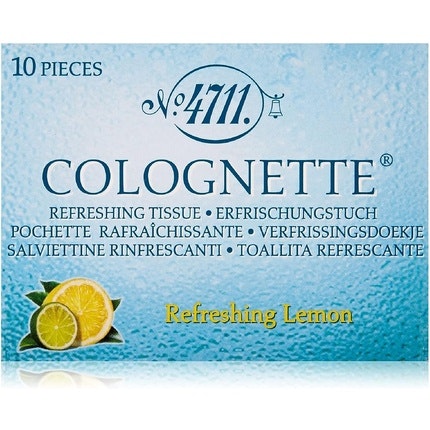 4711 Lemon Colognette Refreshing Tissue Box Of 10 4711