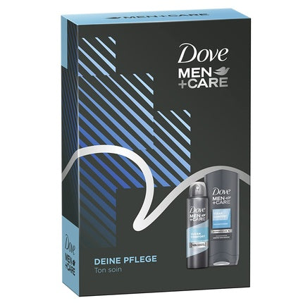 Dove Men+Care Clean Comfort Care Set with Shower Gel and Deodorant Spray 250ml + 150ml Dove