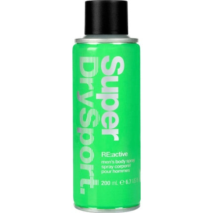 Superdry Spray Deodorant Men's Re:Active 200 Ml Aluminum Green Superdry