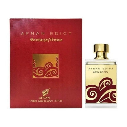 Edict Amberythme par Afnan Parfum femme  80ml Eau de parfum  Arabic Original Scent Afnan