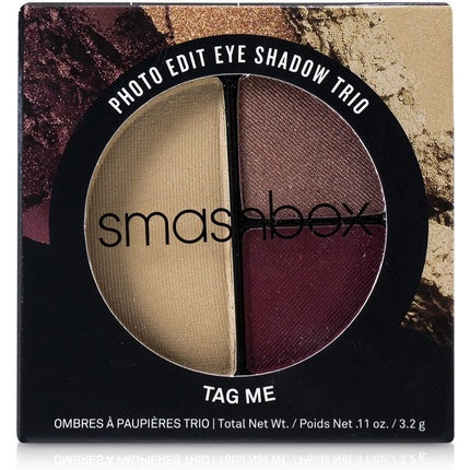 Smashbox Photo Edit Ultra Portable Eye Shadow Trio Tag Me 3.2g
