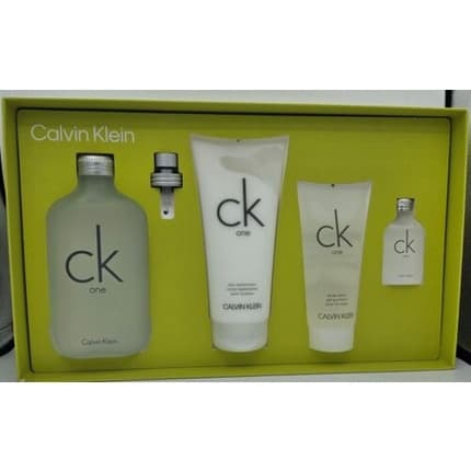 Calvin Klein Ck One Set With Body Lotion And Gel Mini Coffret (Coffret) Mixte 200ml