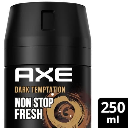 Axe Deodorant Body Dark Temptation 48h Protection with Dual Action Zinc Technology Déodorant (Déo) Mixte 250ml