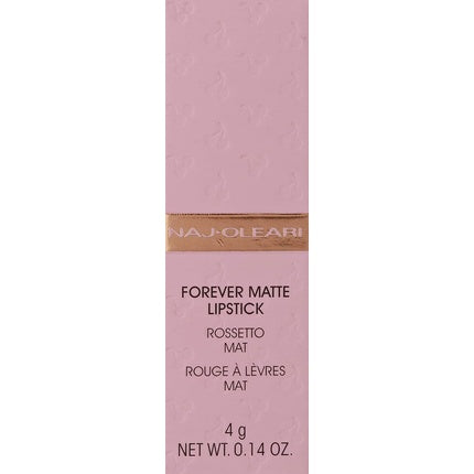 NAJ-OLEARI Forever Matte Lipstick Makeup for Face Woman 10 Wine