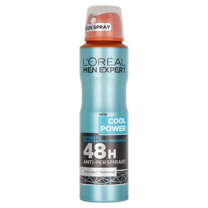 L'Oreal Paris Men Expert Cool Power 48H Anti-Transpirant Deodorant 150ml L'Oréal