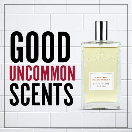Cremo Spice & Black Vanilla - Spicy Perfume Eau de Toilette (EDT) Homme 100ml