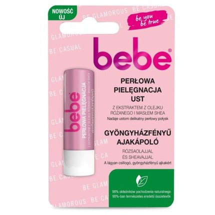 Bebe Pearl Lipstick With Rose Oil Extract And Shea Butter 4.9g - Bebe