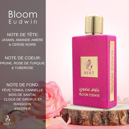 Ayat Perfumes Bloom Eudwin - Arabian Oriental Fragrance Eau de Parfum (EDP) Femme 100ml