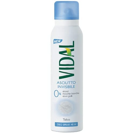 Vidal Deodorant Spray Talk Asciutto Invisibile 48h 150ml Vidal