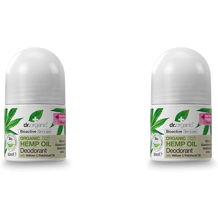 Dr. Organic Hemp Oil Roll-On Deodorant 50ml Dr Organic