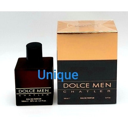 Chatler Dolce Men's Gold 100ml Eau de Parfum Gift Packaging Fragrance Chatler