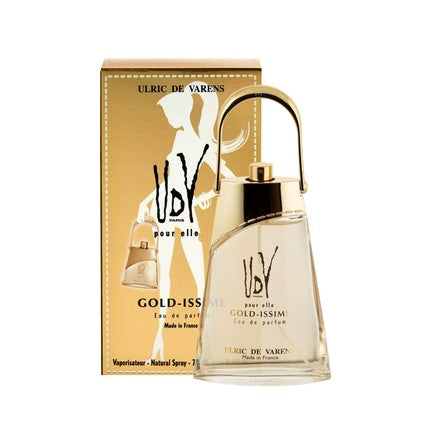 Udv Gold Issime by Ulric de Varens for Women Eau de Parfum Spray 2.5 oz Ulric De Varens