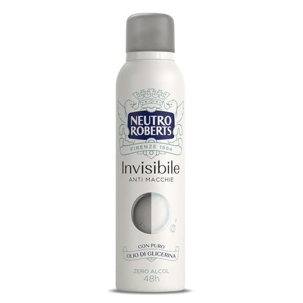 Neutro Roberts Invisible Deodorant Spray with Pure Glycerin Oil for Women and Men 150ml Neutro Roberts