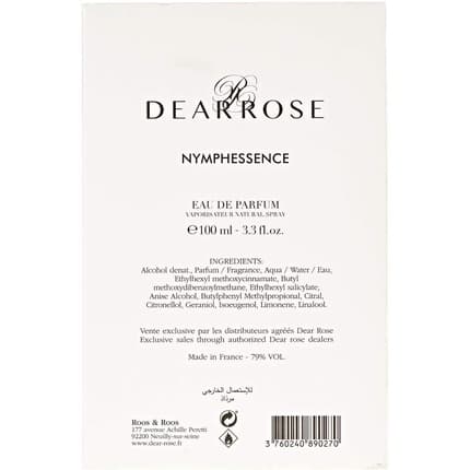 Dear Rose Nymphessence Eau de Parfum (EDP) Femme 100ml