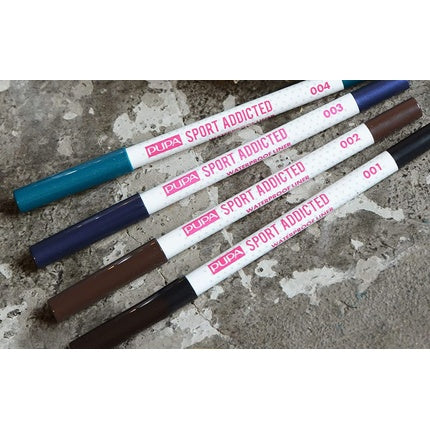 Pupa Milano Sport Addicted Waterproof Eye Liner 004 Sporty Emerald for Women 0.012oz